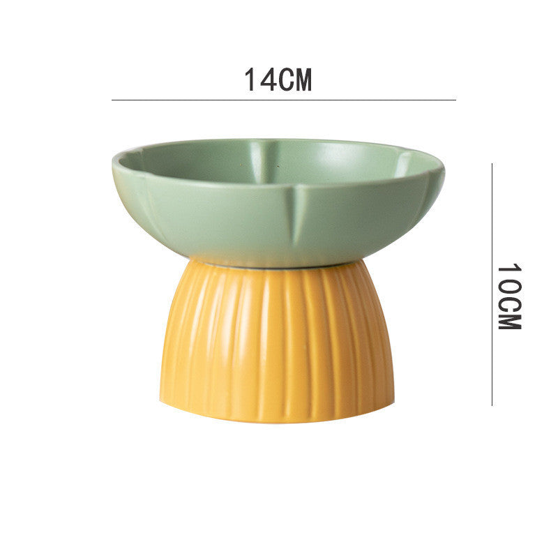 Elevate Your Pet's Dining Experience with Our Pet Macarons Candy Color Feeding Ceramic Bowl
