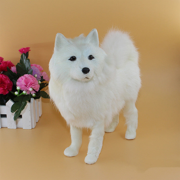 Discover the Charm of Dummy Dog Samoye Ornaments Children's Plush Toys