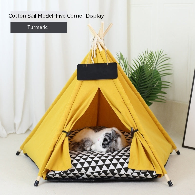Pet Tent Cat House Removable And Washable Kennel