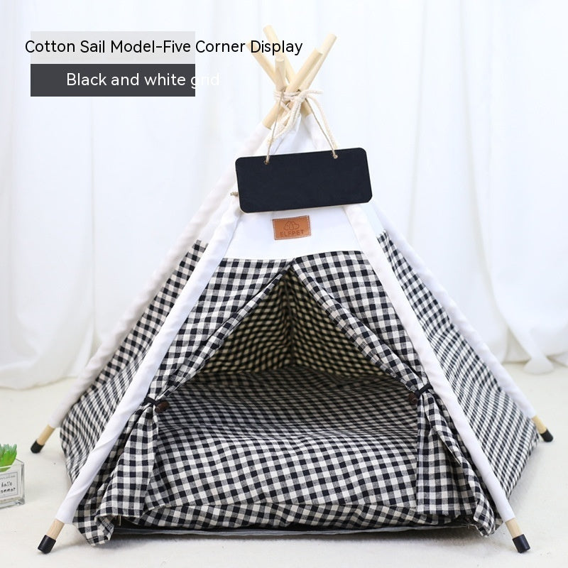 Pet Tent Cat House Removable And Washable Kennel