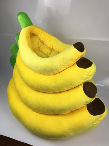Washable Pet Banana Kennel Pet Bed