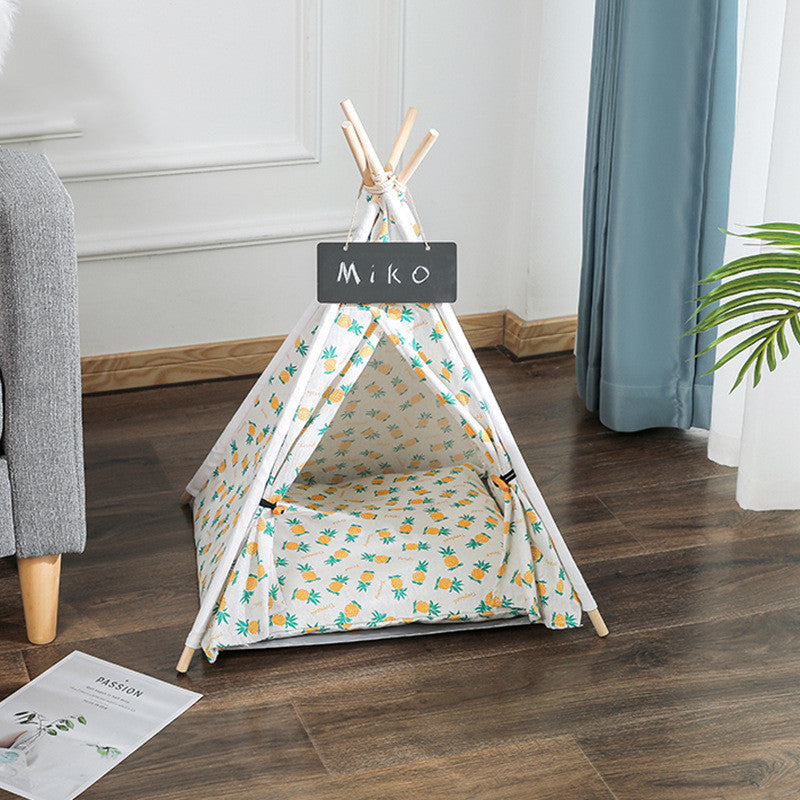 Pet Tent Kennel Removable And Washable Canvas Dog Kennel