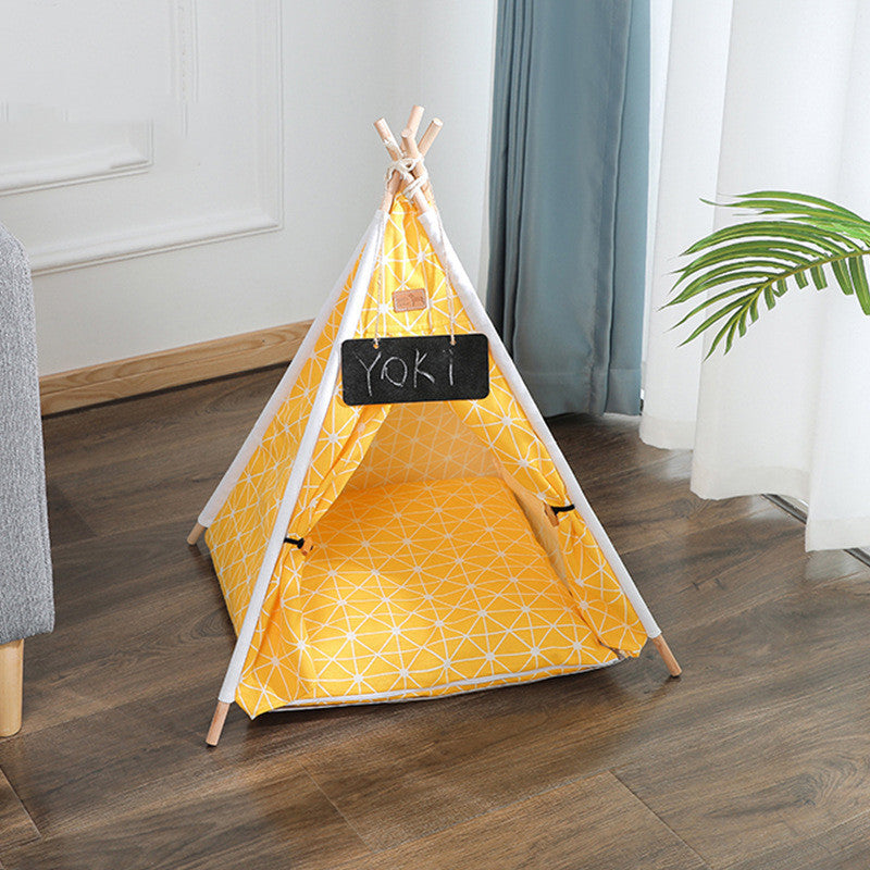 Pet Tent Kennel Removable And Washable Canvas Dog Kennel