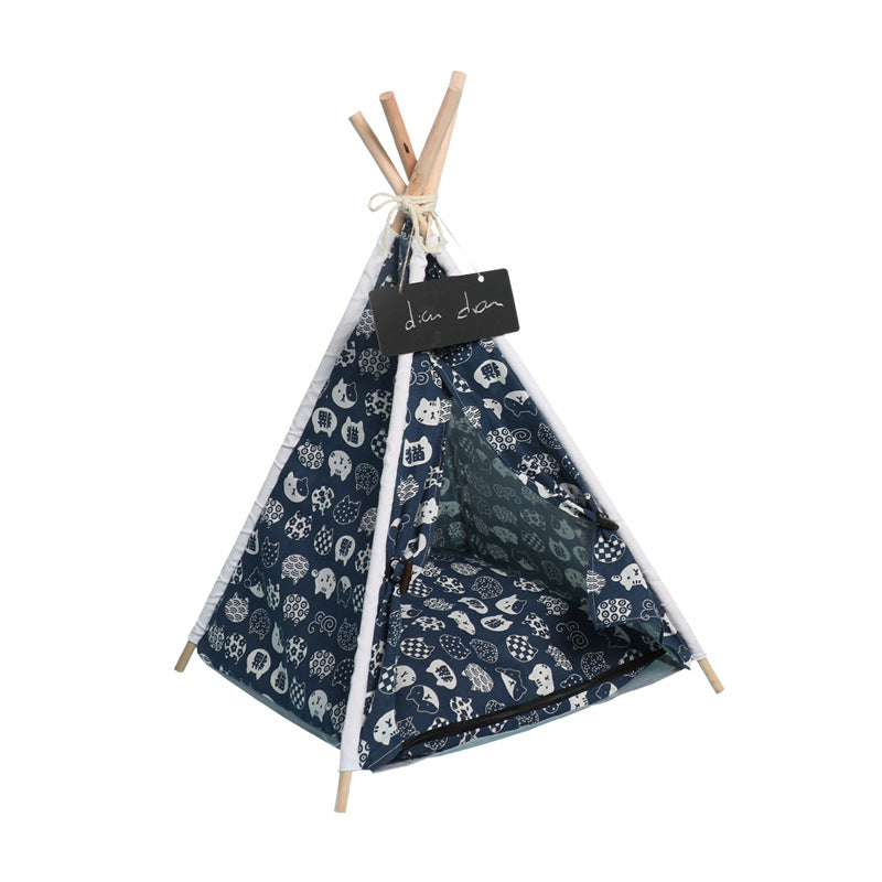 Pet Tent Kennel Removable And Washable Canvas Dog Kennel