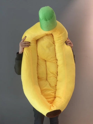Washable Pet Banana Kennel Pet Bed