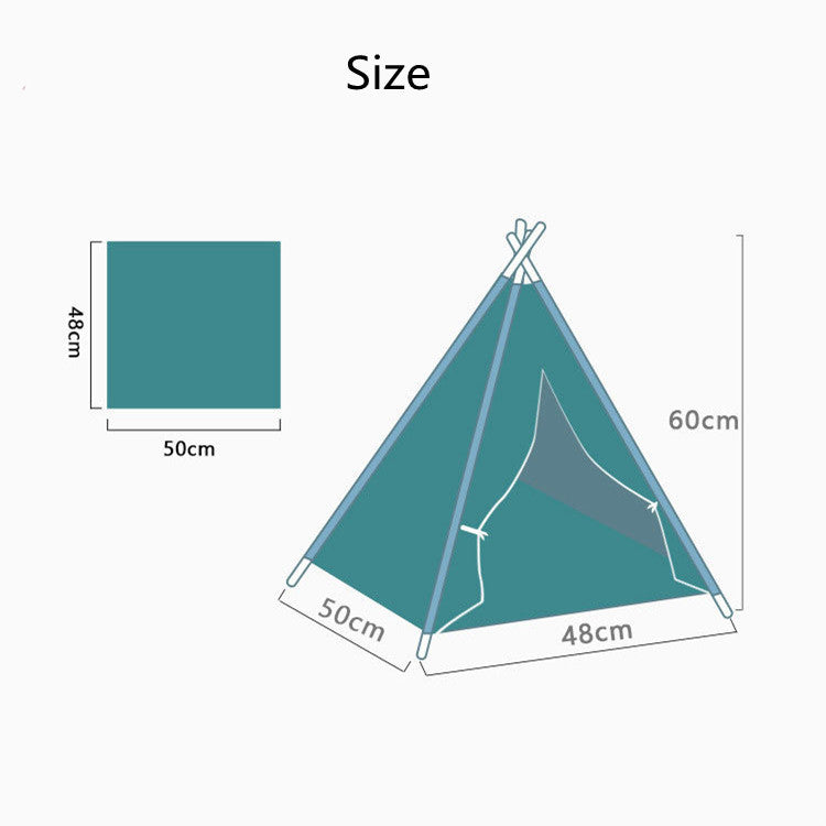 Pet Tent Kennel Removable And Washable Canvas Dog Kennel