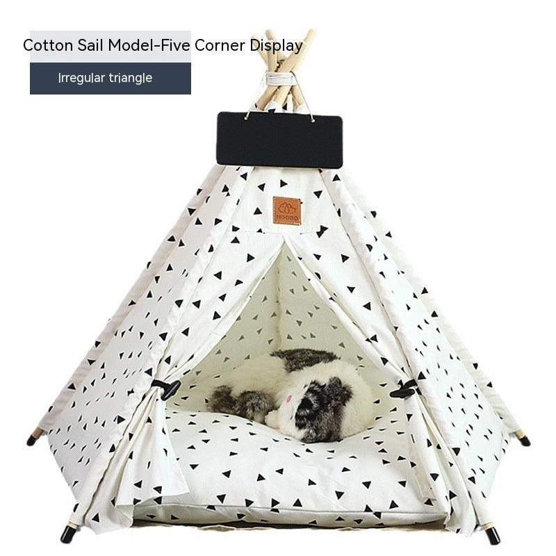 Pet Tent Cat House Removable And Washable Kennel