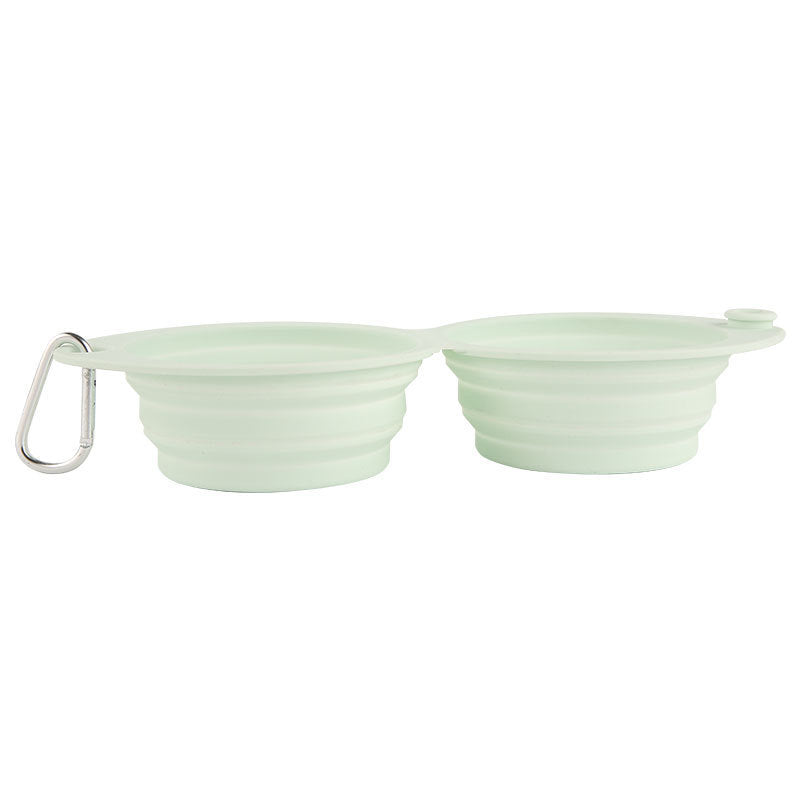 Pet Silicone Foldable Bowl Outdoor Portable Feeding