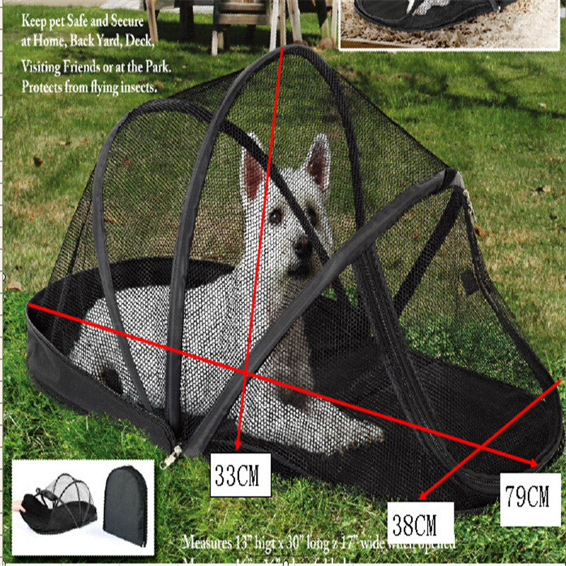 Portable Mesh Pet Kennel