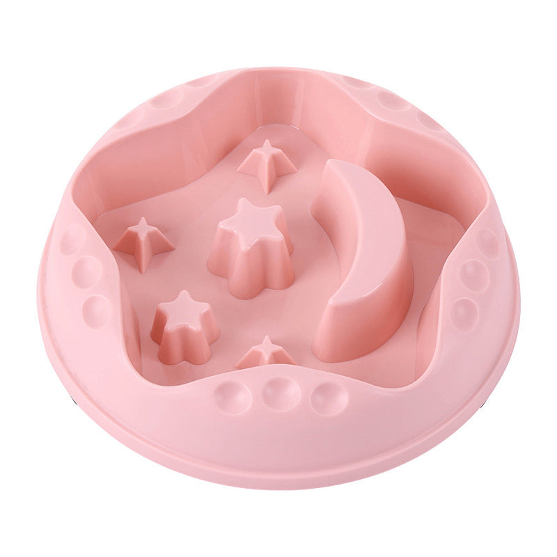 A Moon Star Wings Pet Slow Food Bowl