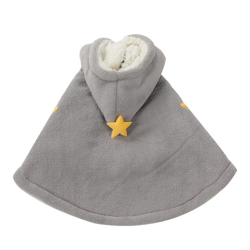 Warm Nightgown Cat Transforms Into Winter Clothing