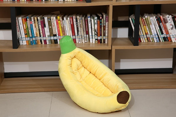 Washable Pet Banana Kennel Pet Bed