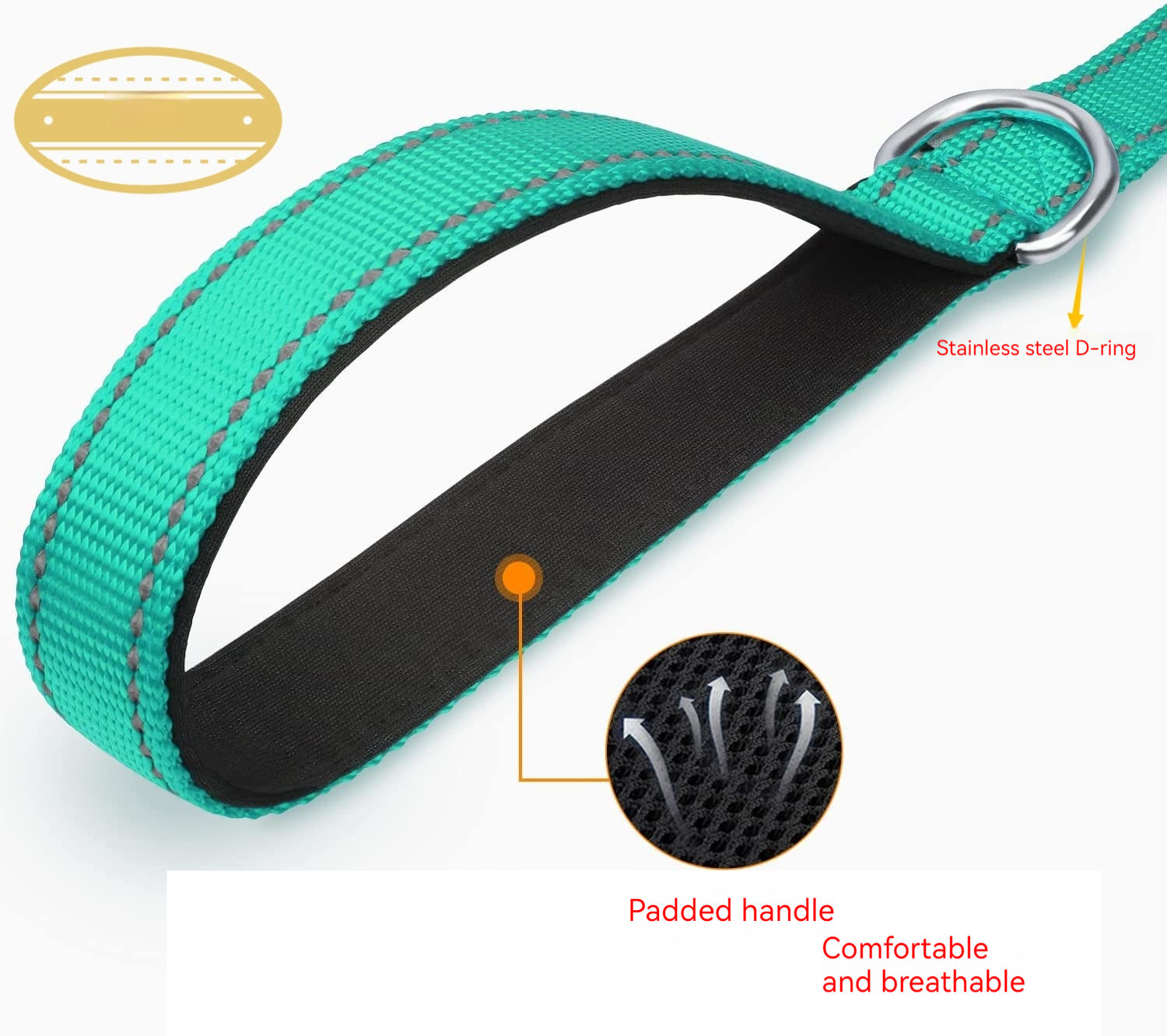 Reflective Dog Pet Hand Holding Leashe