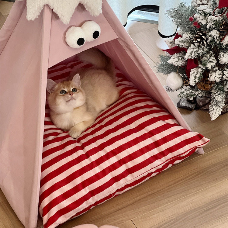 Pet Winter Tent Warm Teddy Dog Kennel