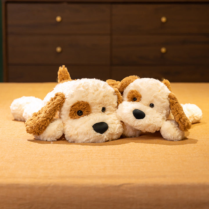Soft And Adorable Lying Spot Dog Doll Plush Toys