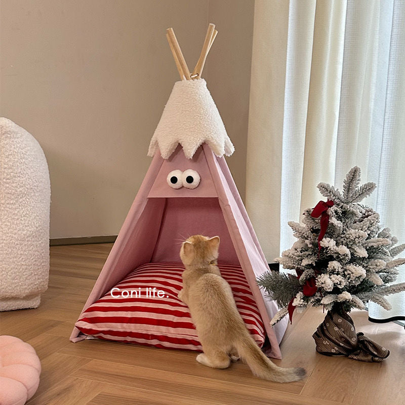 Pet Winter Tent Warm Teddy Dog Kennel