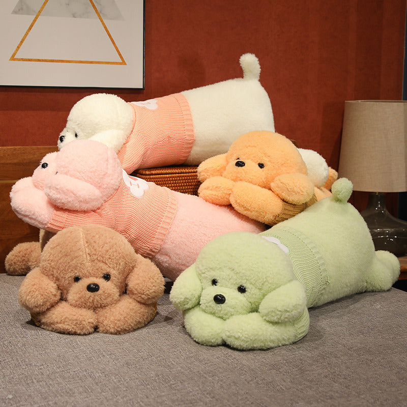 Oversized Sweater Sitting Dog Doll Plush Toys