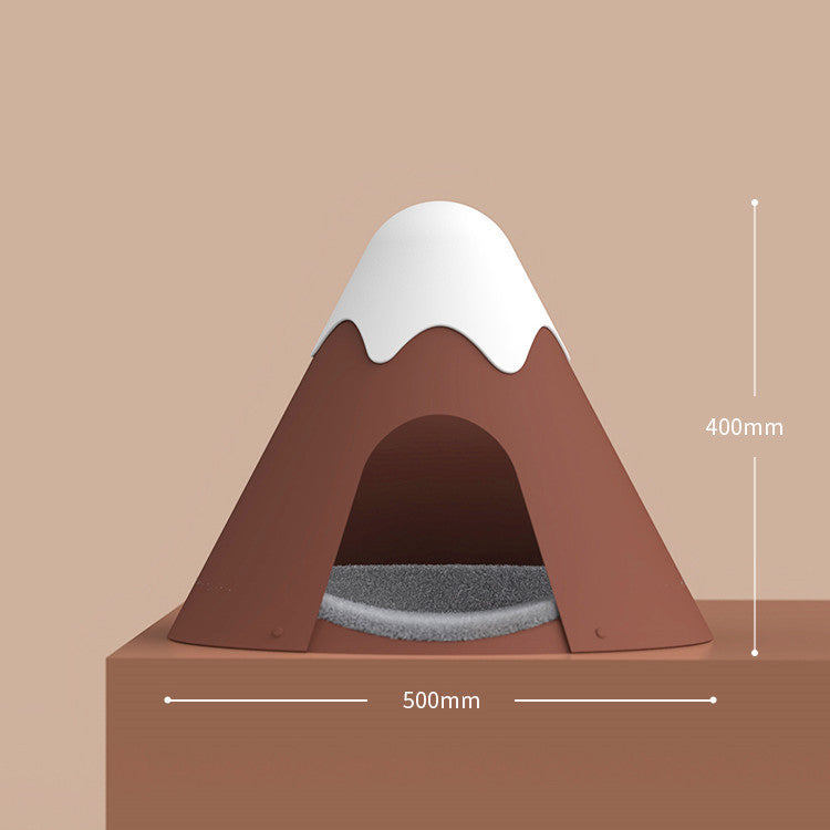Snow-top Cat Litter Closed Warm Pet Kennel