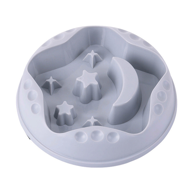 A Moon Star Wings Pet Slow Food Bowl