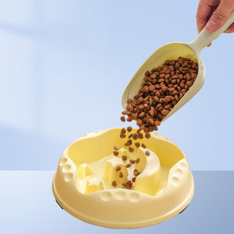 A Moon Star Wings Pet Slow Food Bowl