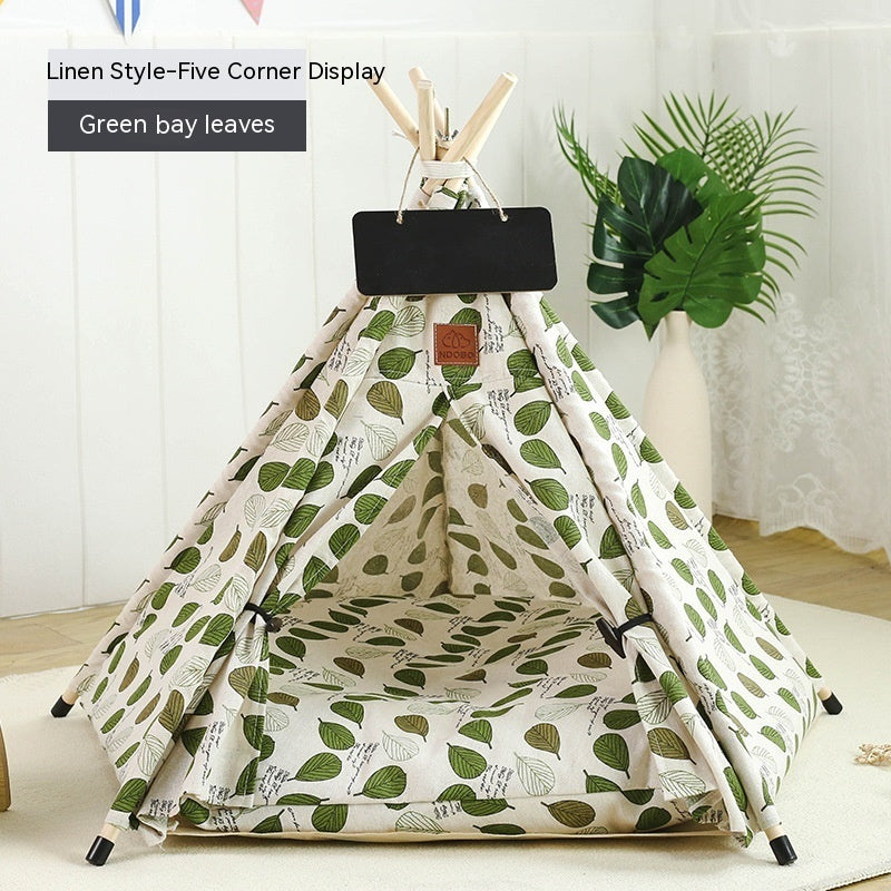 Pet Tent Cat House Removable And Washable Kennel