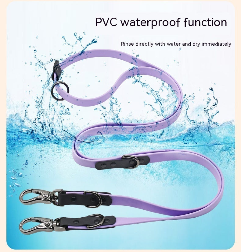 PVC Multifunctional Running Pet Hand Holding Leashe