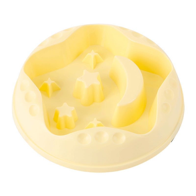A Moon Star Wings Pet Slow Food Bowl