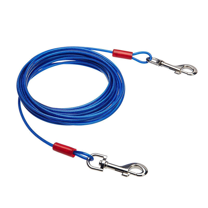 Double Hook Wire Rope Dog Leash