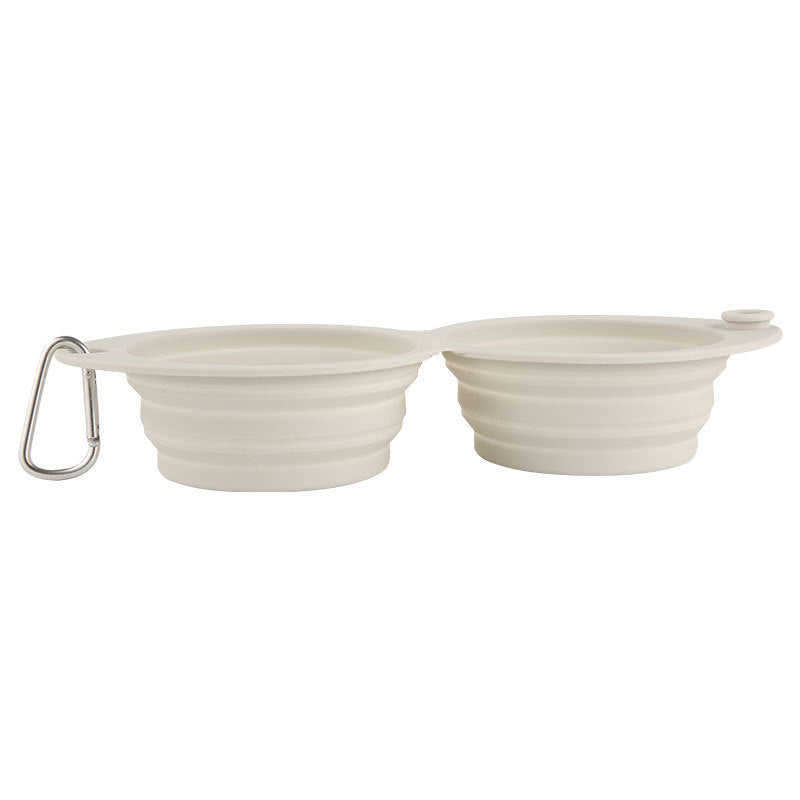 Pet Silicone Foldable Bowl Outdoor Portable Feeding